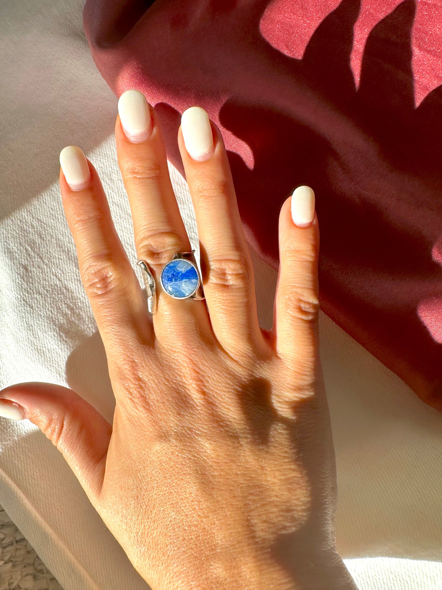 Blue Lagoon Swivel Ring